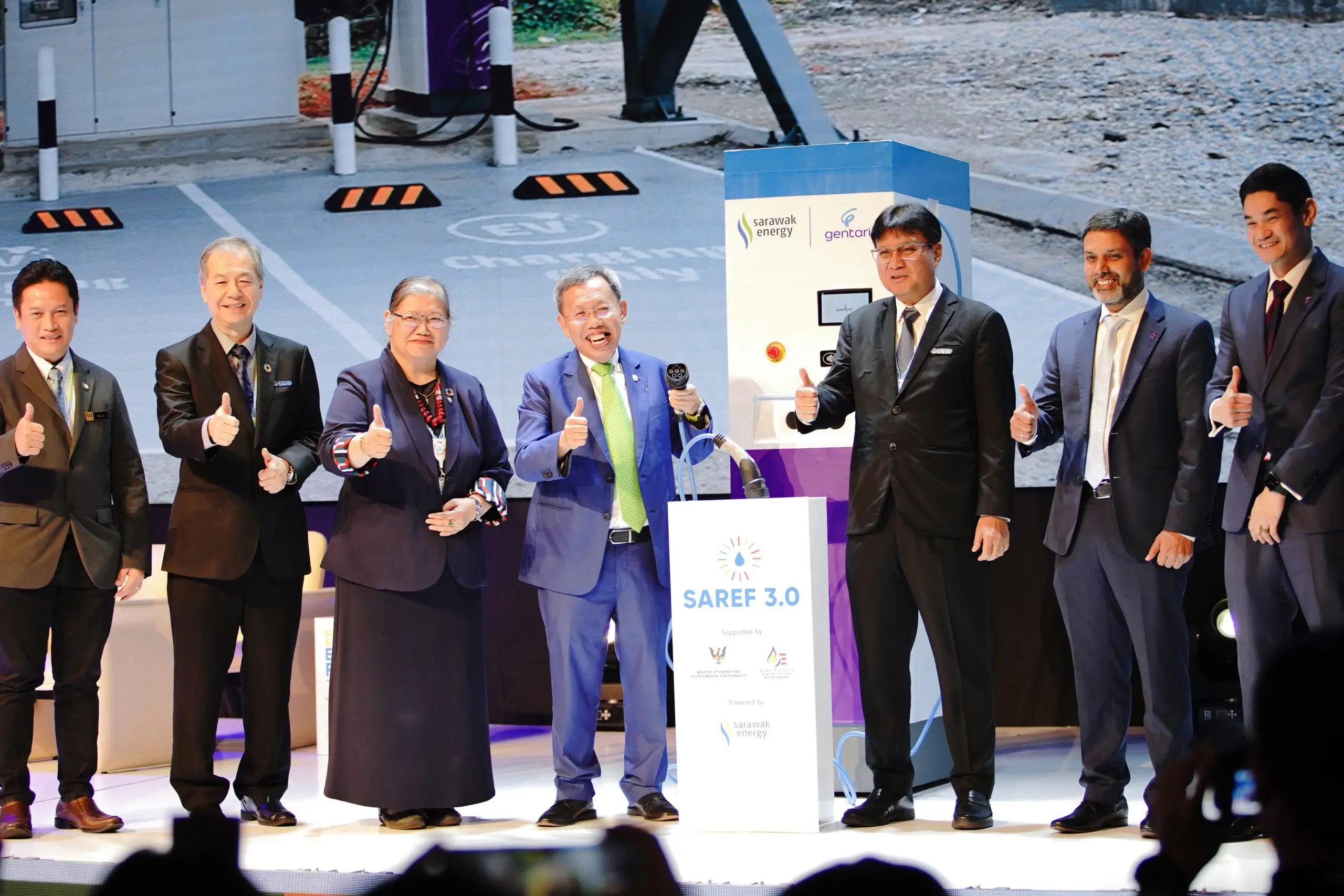 EV charging station in Sarawak